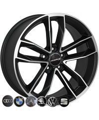 Replica Audi BK5232 MattBP R18 W8.0 PCD5x112 ET42 DIA66.6  